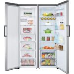 طرح باز شدن قیمت یخچال دو قلو ال جی نقره ای اصل کره