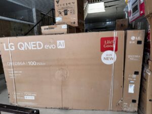 تلویزیون 100 اینچ ال جی 2025 کیوند 86 مینی ال ای دی 100QNED86A6