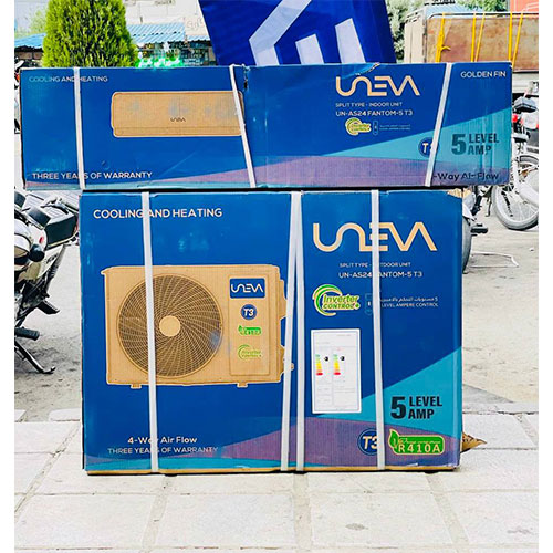 کولر گازی یونیوا 24000 اینورتر T3 فانتوم مدل UN-AS24000 FANTOM-5 کولر گازی یونیوا 24000 اینورتر T3 فانتوم مدل UN-AS24000 FANTOM-5