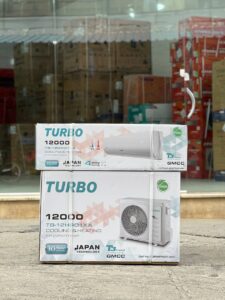 کارتون کولر گازی 12000 توربو T3 اصل ژاپن سرد و گرم مدل TB-12GWN