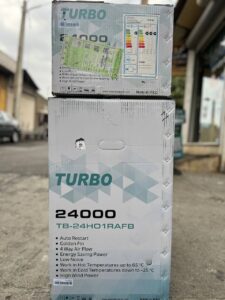 کولر گازی 24000 توربو T3 اصل ژاپن سرد و گرم مدل TB-24GWN