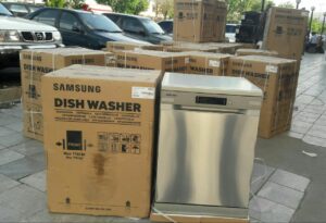 ماشین ظرفشویی سامسونگ 5070 نقره اصل کره 14 نفره 5070