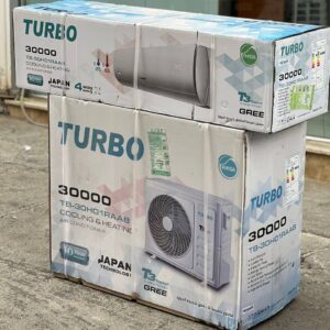 کولر گازی 30000 توربو T3 اصل ژاپن سرد و گرم مدل TB-30GWN