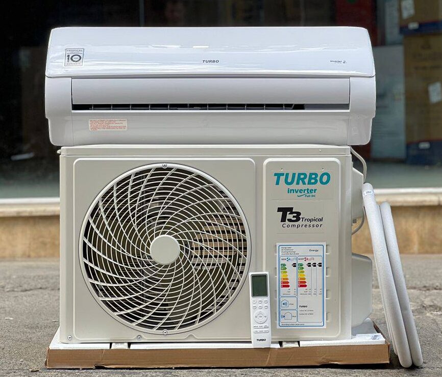 کولر گازی 12000 توربو اینورتر ژاپن T3 گازی R410 مدل DC-12TBINV کولر گازی 12000 توربو اینورتر ژاپن T3 گازی R410 مدل DC-12TBINV