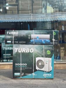 کولر گازی توربو 30000 اینورتر T3 ژاپن سرد وگرم R410 مدل DC-30TBINV