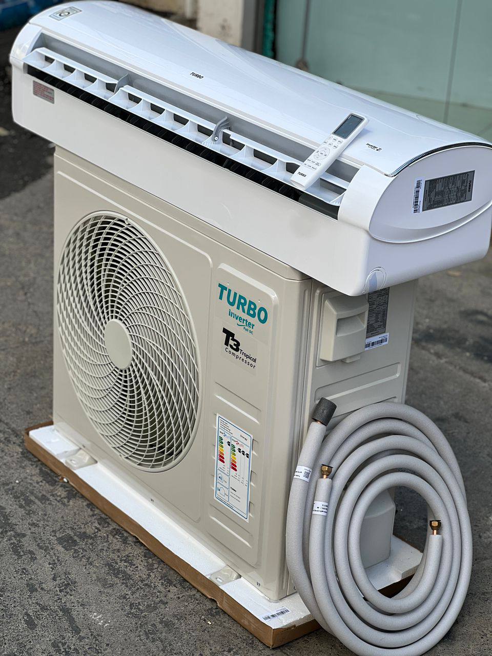 کولر گازی توربو 30000 اینورتر T3 ژاپن سرد وگرم R410 مدل DC-30TBINV کولر گازی توربو 30000 اینورتر T3 ژاپن سرد وگرم R410 مدل DC-30TBINV