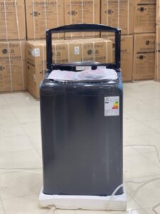 پتو شور یا لباسشویی ال جی 18 کیلویی 2025 درب از بالا سفید و دودی T18V1NDHTC