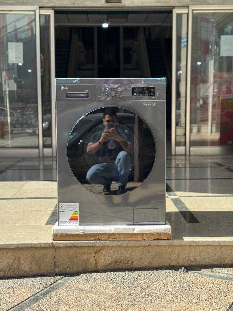 ماشین لباسشویی دودی ال جی 9 کیلویی درب فضایی WY1409MVP ماشین لباسشویی دودی ال جی 9 کیلویی درب فضایی WY1409MVP