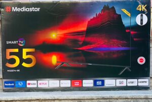 تلویزیون 55 اینچ مدیا استار 2025 اسمارت 4K مدل MS5514