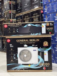 کولر گازی پنل مشکی جنرال برلین 24000 مدل CSH-24000