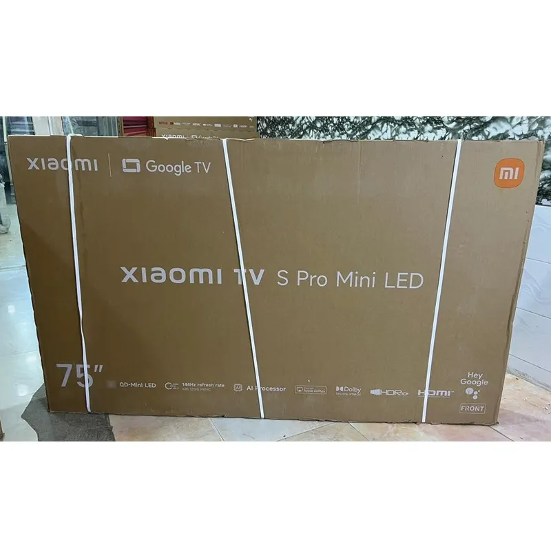 XIAOMI-TV-65SPRO-MINILED-2026-4 بسته بندی تلویزیون شیائومی 65 اینچ S Pro Mini LED 2026
