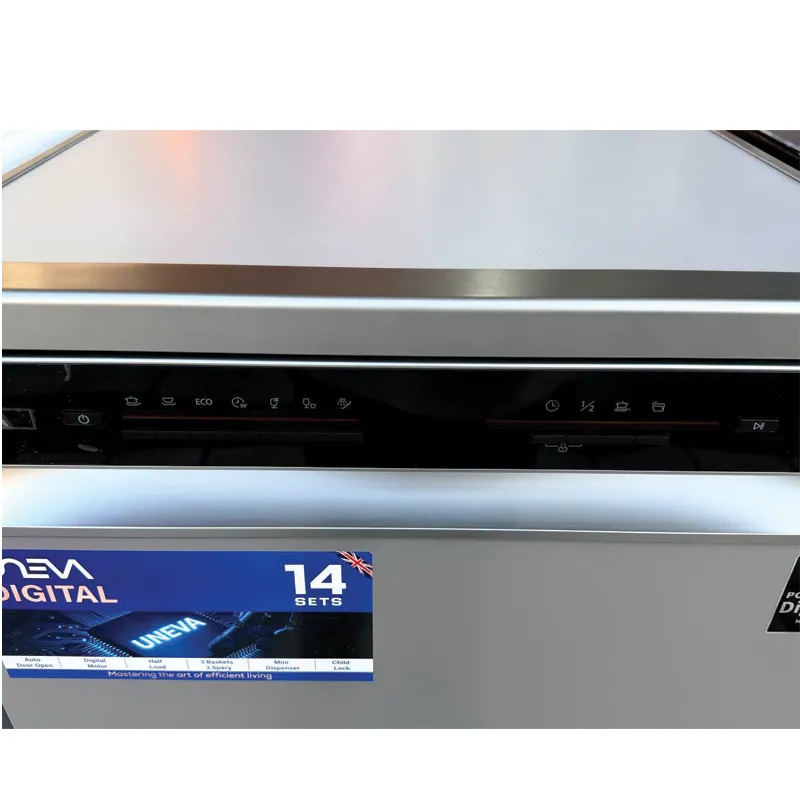 Univa-dishwasher-Goldex-D1401-7 نمای ماشین ظرفشویی یونیوا 14 نفره مدل گلدکس D1401 از نزدیک